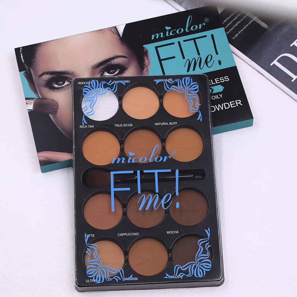 Blushoria Coffee Sculpt Contour Palette (12 Shades)