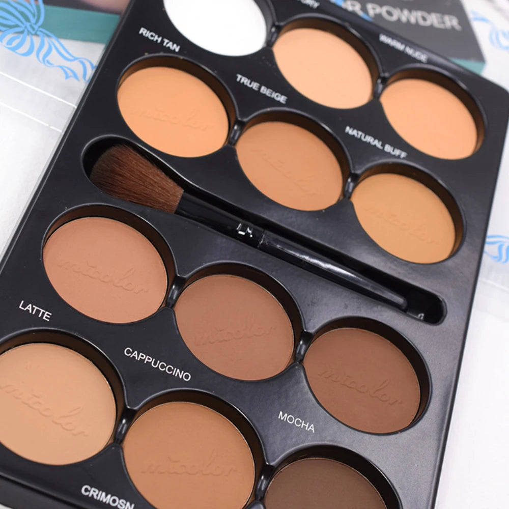 Blushoria Coffee Sculpt Contour Palette (12 Shades)