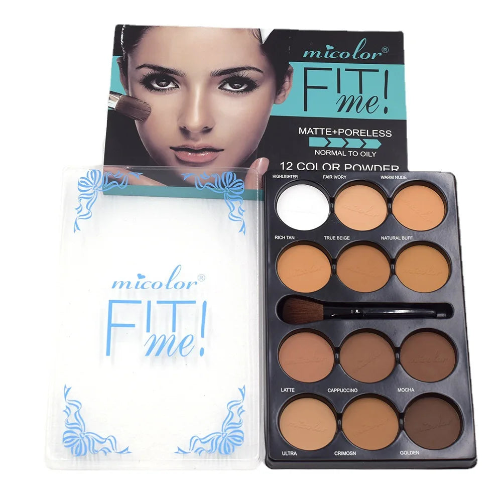 Blushoria Coffee Sculpt Contour Palette (12 Shades)